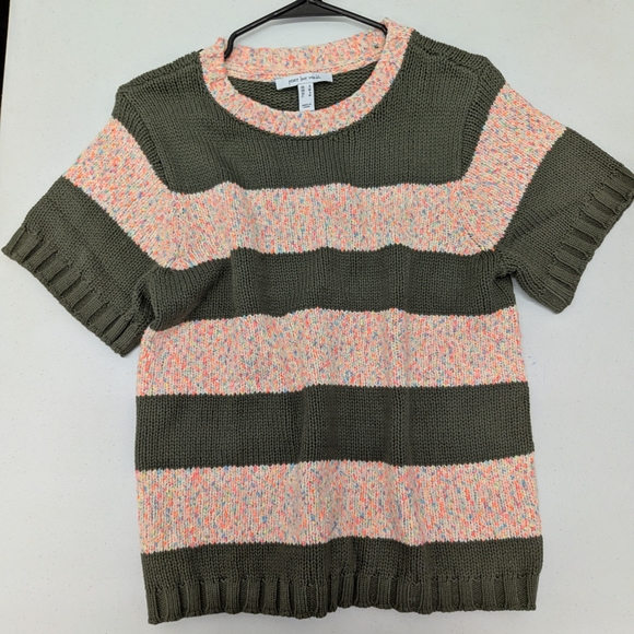 Peace Love World Sweaters - Peace Love World Olive Green Knit Sweater